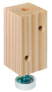 Häfele 637.12.265 ŚRUBA REGULACYJNA z drewnianą częścią mocującą GWINT M8/80X34X34MM 