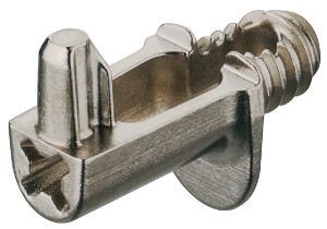 HÄFELE 282.26.701 Podpórka półek drewnianych fi5mm do przykręcania, udźwig 15,6kg NIKIEL 100szt 