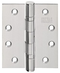ZAWIAS WIERZCHNI  do drzwi bezprzylgowych, 102/76mm L/P STAL NIERDZEWNA HÄFELE 926.29.603