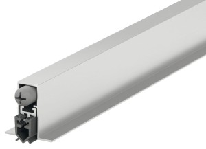 USZCZELKA opadająca DDS12 montowana od dołu, jednostronna, długość: 930mm, ALUMINIUM KOLOR SREBRNY HÄFELE 950.05.973