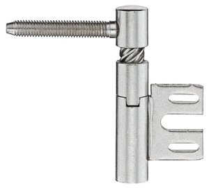 ZAWIAS WKRĘCANY 15mm do drzwi przylgowych V 8550, wersja LEWA, STAL NIKIEL HÄFELE 922.23.571