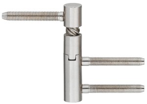 ZAWIAS WKRĘCANY 15mm do drzwi przylgowych V 5450, wersja LEWA, STAL NIKIEL HÄFELE 922.11.770