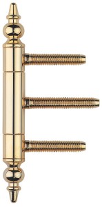 ZAWIAS WKRĘCANY 15mm do drzwi przylgowych Simonswerk BAKA C 1-15 WF ZK do ościeżnic drewnianych, STAL POZŁACANA HÄFELE 922.11.582