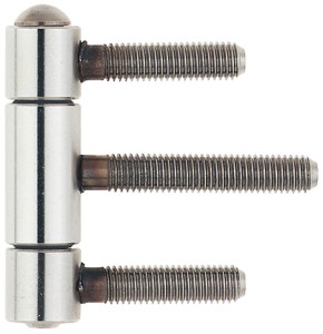 ZAWIAS WKRĘCANY 16mm do drzwi przylgowych Herkula 316 GL-FR do ościeżnic skrzynkowych, STAL NIKIEL HÄFELE 922.40.270