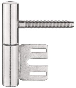 ZAWIAS WKRĘCANY 15mm do drzwi przylgowych z mechanizmem hamującym, STAL NIKIEL HÄFELE 922.06.066