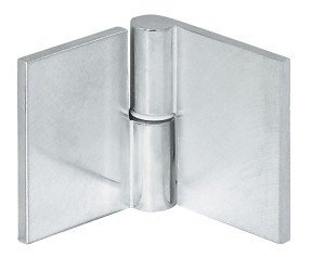Zawiasy do drzwi szklanych/lustrzanych (2szt), kąt otwarcia 180 °, aluminium, do drzwi wpuszczanych, LEWY Häfele 361.52.901