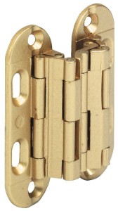 ZAWIAS SEPA do płyt drewnianych 18x41mm z MOSIĄDZU, k.MATOWY Häfele 341.26.501