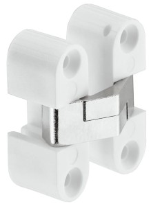 ZAWIAS do płyt drewnianych o grubości od 16mm BIAŁY Häfele 341.04.701