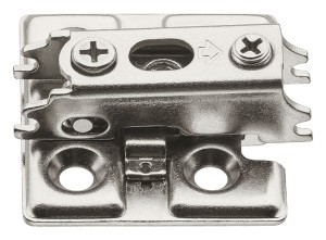 Płytka montażowa stal, k. NIKIEL Häfele 327.33.010