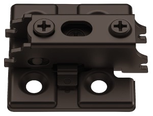 Płytka montażowa stal, k. NIKIEL CZARNY Häfele 327.33.011