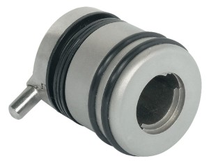 ZAMEK SYMO do drzwi obrotowych szklanych NIKIEL MATOWY Häfele 233.43.600