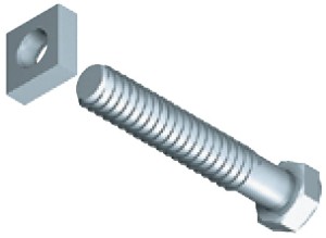 WKRĘT ZABEZPIECZAJĄCY M8X50MM HÄFELE 770.16.999