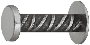 Wieszak ścienny garderobiany, ryflowany STAL POSTARZANA HÄFELE DESIGN 842.59.100