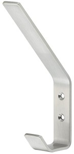 Wieszak ścienny garderobiany, podwójny STAL NIERDZEWNA HÄFELE DESIGN 842.34.000