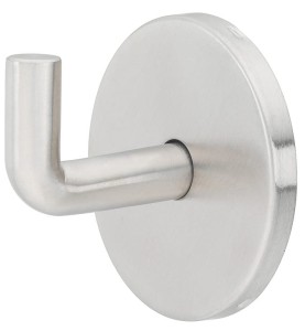 Wieszak ścienny garderobiany z rozetą okrągłą STAL NIERDZEWNA SZCZOTKA MAT HÄFELE DESIGN 843.90.050