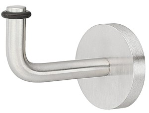 Wieszak ścienny garderobiany z rozetą okrągłą STAL NIERDZEWNA SZCZOTKA MAT HÄFELE DESIGN 842.59.000