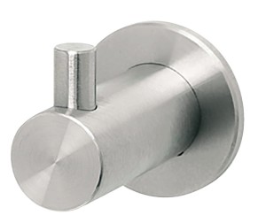 Wieszak ścienny garderobiany z rozetą okrągłą STAL NIERDZEWNA SZCZOTKA MAT HÄFELE DESIGN 842.57.010