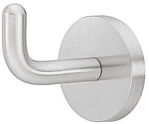 Wieszak ścienny garderobiany z rozetą okrągłą STAL NIERDZEWNA SZCZOTKA MAT HÄFELE DESIGN 842.33.020