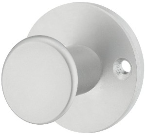 Wieszak ścienny garderobiany z rozetą okrągłą STAL CHROM MATOWY HÄFELE DESIGN 844.08.400