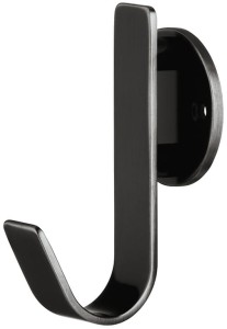 Wieszak ścienny garderobiany 92mm STAL CZARNY HÄFELE DESIGN 842.58.040