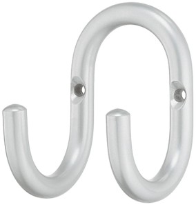 Wieszak ścienny garderobiany "zaokrąglony" STAL KOLOR ALUMINIOWY HÄFELE DESIGN 842.40.950