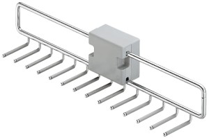 WIESZAK NA KRAWATY CHROM 74X455X87MM HÄFELE 807.41.210