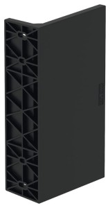 Zaczepy ścienne do wieszaka opuszczanego z wbudowanym amortyzatorem, tworzywo sztuczne k.CZARNY Häfele 805.20.369