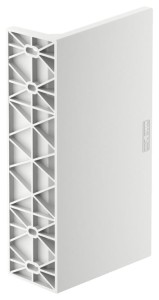 Zaczepy ścienne do wieszaka opuszczanego z wbudowanym amortyzatorem, tworzywo sztuczne k.BIAŁY  Häfele 805.20.769