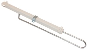 DRĄŻEK WIESZAKOWY 10kg WYSUWANY BIAŁY 340MM Häfele 805.12.358