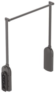 Wieszak opuszczany z pilotem PANTOGRAF ELECTRIC udźwig 17kg 750-1200MM KOLOR BRĄZ/BRĄZ Häfele 805.23.162