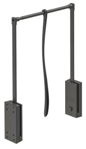 Wieszak opuszczany Pantograf Häfele DRESSCODE udźwig 10kg, do wnęki 440-610mm, k. ANTRACYT RAL 7022 Häfele 805.22.560
