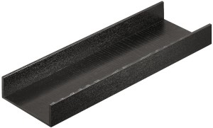 Wkład wielofunkcyjny, przegrody do szuflad, drewniany 150x472x43mm JESION CZARNY BEJCOWANY HÄFELE 550.31.310 