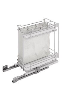 Cargo podblatowe SIGE 007i, front 300 na prowadnicy SIGE z pojemnikiem na chleb HÄFELE 549.28.253