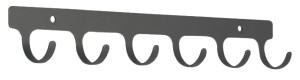 Listwa z sześcioma haczykami, k.ANTRACYT HÄFELE 520.83.360