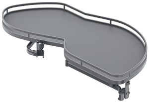 Komplet dwóch półek LeMans II 600mm PRAWA Style ANTRACYT HÄFELE 541.28.460