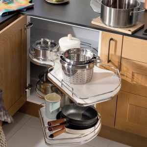 Półka narożna Nuvola+ 600mm PRAWA HÄFELE 549.42.860