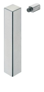 SŁUPEK RELINGU 8x8mm, przelotowy, przykręcany w drewnie, STAL SZLIFOWANA MAT HÄFELE 812.29.010