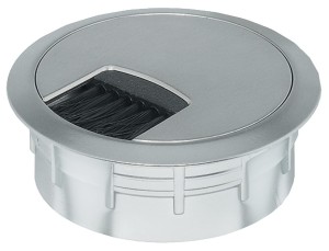 Przelotka kablowa, okrągła Ø 70 mm, k. ALUMINIUM Häfele 631.35.212