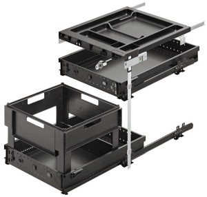 ZESTAW KONTENERÓW 392mm 2organizacje /z ramą/ Variant-CE Häfele 429.30.352