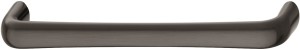 Uchwyt meblowy znal, Model H1525, długość 172mm Häfele Design, k.NIKIEL CZARNY SZCZOTKOWANY HÄFELE 106.61.554