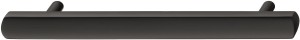 Uchwyt meblowy znal, Model H1335, długość 219mm Häfele Design, k.CZARNY RAL9017 HÄFELE 110.35.376