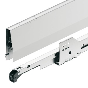 Szuflada MATRIX P 35kg, 350mm, wysokość boków 115mm, k. SREBRNY METALIZOWANY HÄFELE 513.14.902