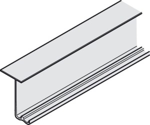 Szyna jezdna podwójna ALUMINIUM 2500mm HÄFELE 402.54.602