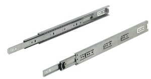 PROWADNICA SZUFLAD do 45kg KULKOWA p.wysuw OCYNK k.CZARNY 450mm Häfele 422.25.463