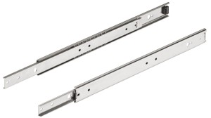 PROWADNICA SZUFLAD do 45kg KULKOWA wysuw częściowy L=450mm, STAL NIERDZEWNA Accuride 2028 Häfele 420.44.045