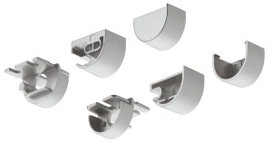 Zestaw zaślepek do profilu montowanego w szufladach HÄFELE 833.74.877