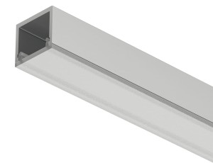 Profil aluminiowy nawierzchniowy k.SREBRNY 3000mm Loox5 2101 HÄFELE 833.95.732