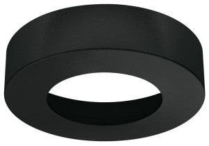 Pierścień dystansowy OKRĄGŁY do Loox LED 2025/2026 CZARNY HÄFELE 833.72.160