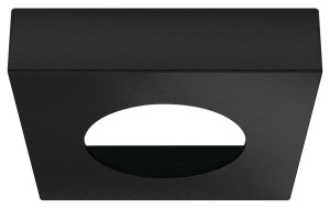 Pierścień dystansowy KWADRATOWY do Loox LED 2025/2026 CZARNY HÄFELE 833.72.164