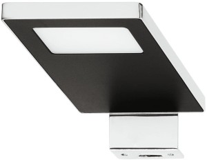 Loox LED 2033 12V/3,8W barwa 4000K (biały zimny) CHROM/CZARNY HÄFELE 833.74.160